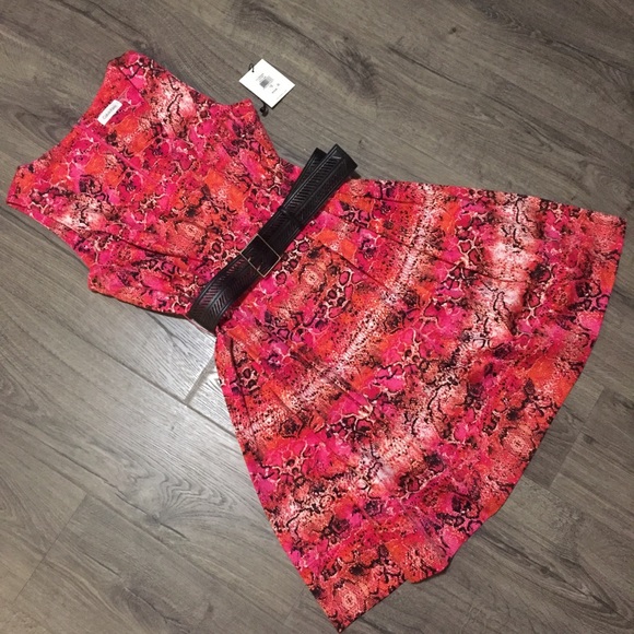 Calvin Klein Dresses & Skirts - Calvin Klein tank dress with belt. Size 12.